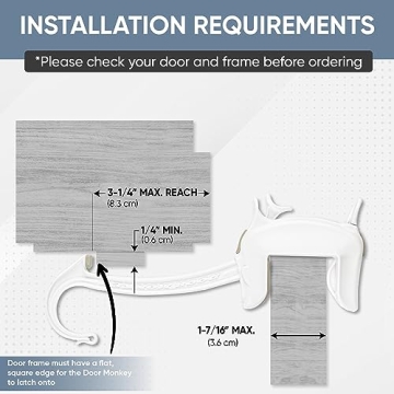 Upgraded Door Monkey - Child Proof Lock for Easy Safety