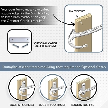 Upgraded Door Monkey - Child Proof Lock for Easy Safety