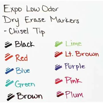 EXPO Dry Erase Markers 48 Count Low Odor All Purpose Kit