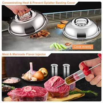 138PCS Complete Griddle Accessories Kit for BBQ Enthusiasts