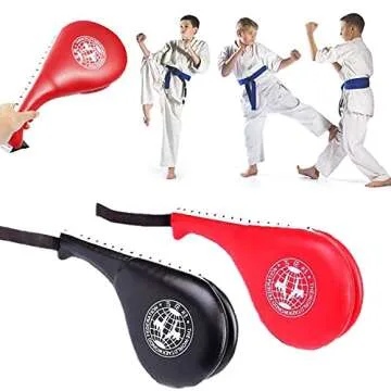 Taekwondo Kick Pads - Double Strike Training Targets for All Martial Arts