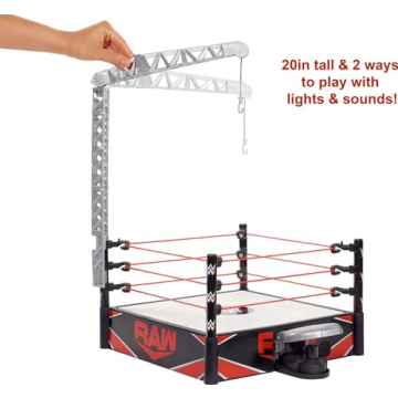 Mattel WWE Wrekkin' Kickout Ring Playset for Ultimate Fun