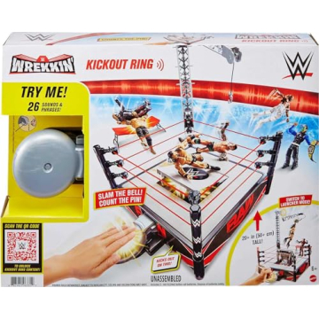 Mattel WWE Wrekkin' Kickout Ring Playset for Ultimate Fun