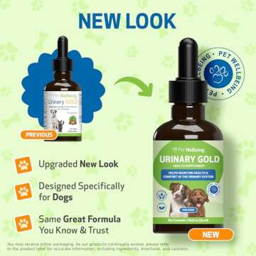 Pet Wellbeing Urinary Gold for Dogs - Support Urinary Health & Boost Immunity