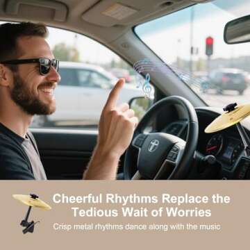 WGSWX Car Air Cymbal - Fun Sound Experience for All Drivers