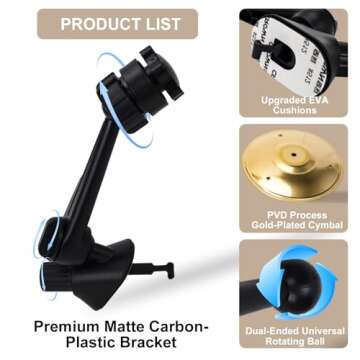 WGSWX Car Cymbal - Mini Drum for Music Enthusiasts