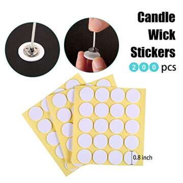 Leinuosen 601 Pieces Candle Making Kit for DIY Crafts