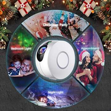 Star Projector, Galaxy Projector with LED Nebula Cloud, Star Light Projector with Remote Control for Kids Adults Bedroom/Home Theatre/Party/Game Rooms and Night Light Ambience