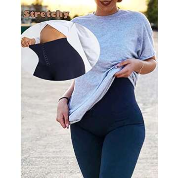 High Waist Trainer Corset Leggings for Women with Tummy Control