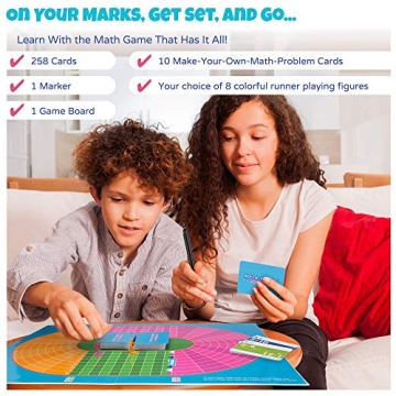 Byron's Math Sprint Board Game - Award-Winning Fun for Kids