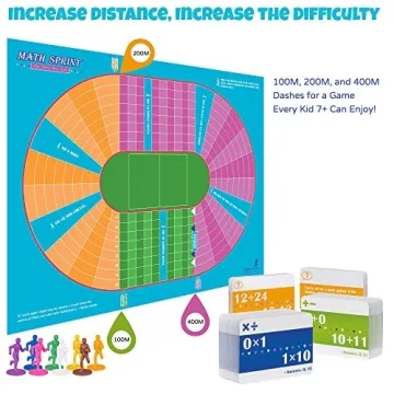 Byron's Math Sprint Board Game - Award-Winning Fun for Kids
