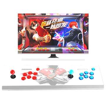 Hikig DIY Arcade Kit - 2 Player LED Joystick & Buttons