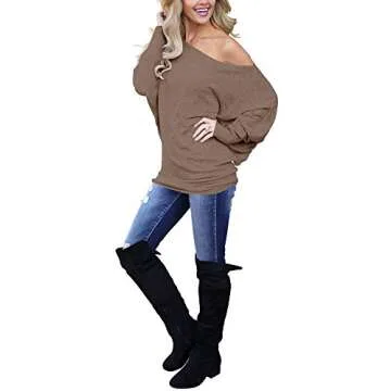Stylish INFITTY Off Shoulder Sweatshirts for Women