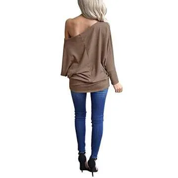Stylish INFITTY Off Shoulder Sweatshirts for Women