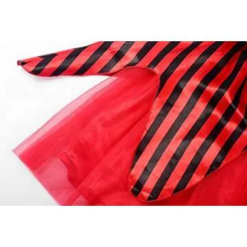ReliBeauty Girls Pirate Dress Sea Buccaneer Costume, 10-12/150