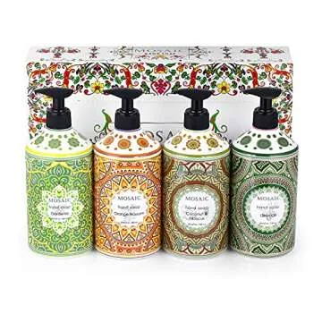 Mosaic Liquid Hand Soap Set - Luxurious & Stylish