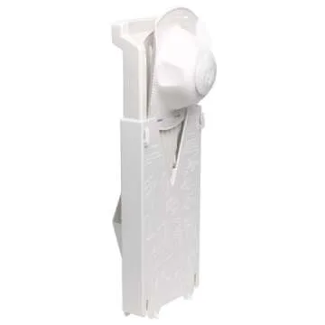 Börner V3 TrendLine Mandoline Starter Set (6 pcs.) • Vegetable Slicer (V-Slicer) + Safety Guard + Inserts + Collection Tray + Multibox • Kitchen Slicer Set (White)