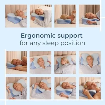 Derila Ergo Cervical Neck Pillow - Ergonomic Memory Foam Support