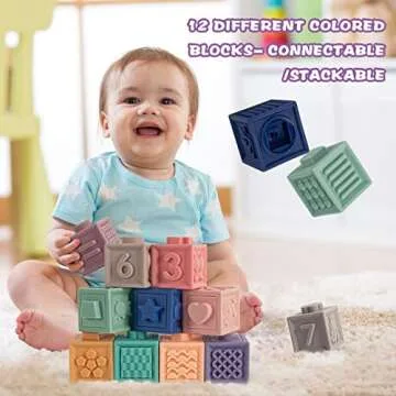 Springflower Montessori 3 in 1 Baby Toys - Safe & Fun