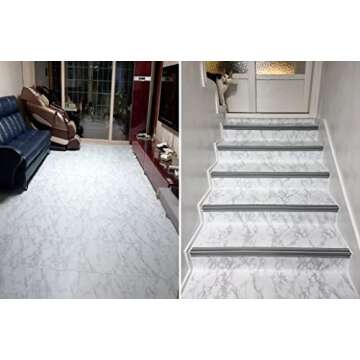 Roserosa Peel and Stick PVC Tiles - Easy Installation