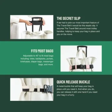 Cincha Travel Belt for Hands-Free Luggage Solutions