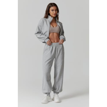 QINSEN Cozy 2 Piece Oversized Sweatsuit for Women