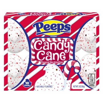 Peeps Candy Cane Flavored Marshmallow Christmas Treats