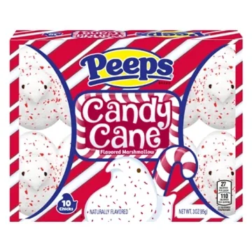 Peeps Candy Cane Flavored Marshmallow Christmas Treats