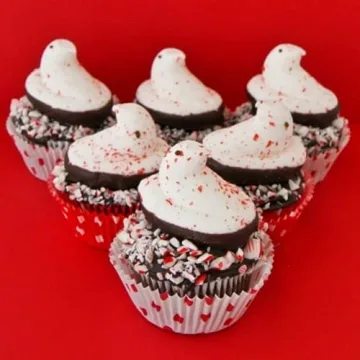 Peeps Candy Cane Flavored Marshmallow Christmas Treats