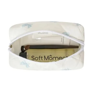 Gleyemor Floral Makeup Bag - Stylish Durable Cosmetic Organizer