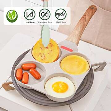 JEETEE Pots and Pans Set Nonstick White Granite Induction Cookware Sets 13 Pieces w/Frying Pan, Saucepan, Sauté Pan, Tamagoyaki Pan, Egg Pan, Cooking Pots, PFOA Free