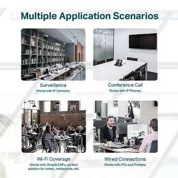 TP-Link TL-SF1005P | 5 Port Fast Ethernet PoE Switch | 4 PoE+ Ports @67W | Desktop | Plug & Play | Sturdy Metal w/ Shielded Ports | Fanless | Extend & Priority Mode