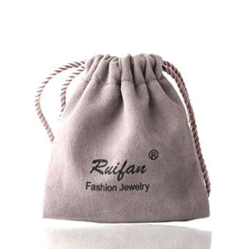 Ruifan 14G Gold Industrial Barbell - Hypoallergenic Cartilage Earring Jewelry