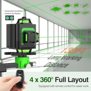 Top Housolution 4D Green Laser Level for Accuracy & Versatility