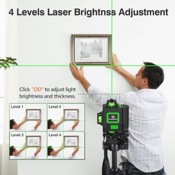 Top Housolution 4D Green Laser Level for Accuracy & Versatility