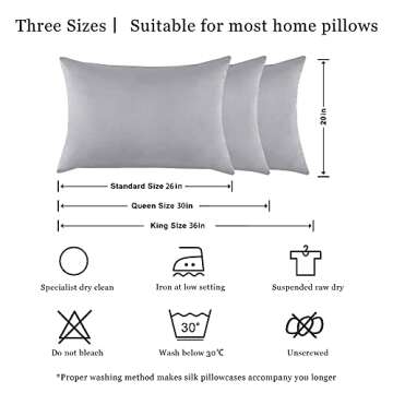 Sutuo Home Silk Pillowcase for Luxurious Sleep