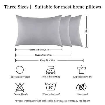 Sutuo Home Silk Pillowcase for Luxurious Sleep