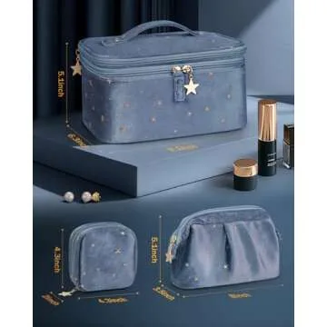 Wedama Double-layer Makeup Bag Set for Women