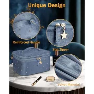 Wedama Double-layer Makeup Bag Set for Women