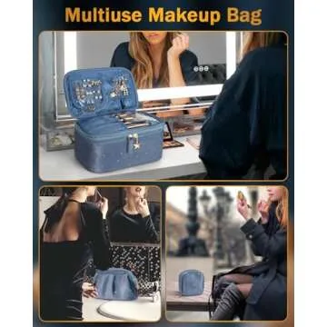 Wedama Double-layer Makeup Bag Set for Women