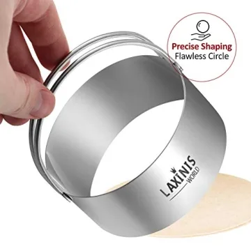 Laxinis Biscuit Cutter Set - 5-Piece Stainless Steel Cutters