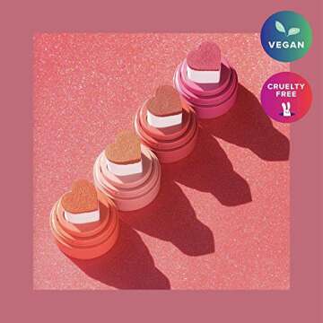 Kaja Blush - Cheeky Stamp | Gift, 7 Shades, Buildable & Blendable Shade with Heart-shaped Applicator, Coral Finish, 05 Sassy, 0.17 Oz