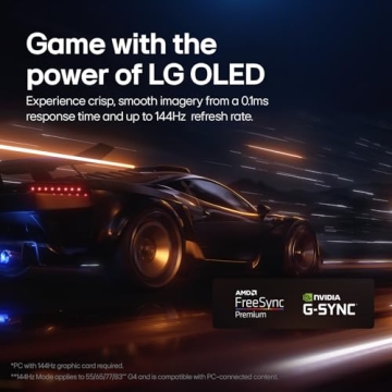 LG 65-Inch OLED evo C4 Smart TV with AI Features