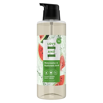 Love Beauty and Planet Hydrate & Restore Watermelon Body Wash - Plant-Based Cleansers, 32.3 fl oz
