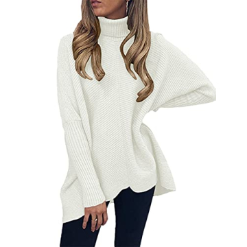 Stylish ANRABESS Women's Oversized Turtleneck Sweater
