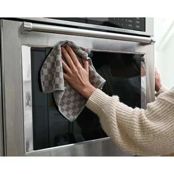 Casabella Microfiber Cloths for Stainless Steel Cleaning Pack of 2