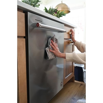 Casabella Microfiber Cloths for Stainless Steel Cleaning Pack of 2