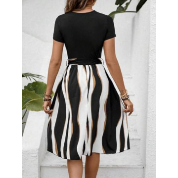 LIGHT DOT Women's A-Line Summer Dress for Elegance