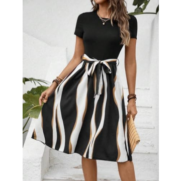 LIGHT DOT Women's A-Line Summer Dress for Elegance