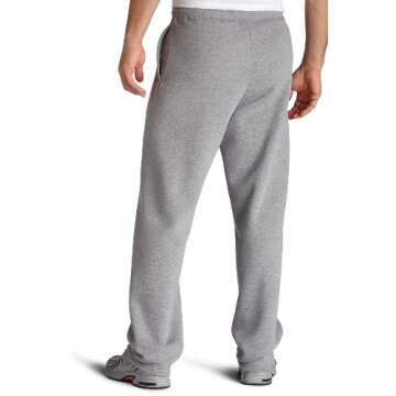 Russell Athletic Mens Dri-Power Open Bottom with Pockets Sweatpants, Oxford, X-Large US